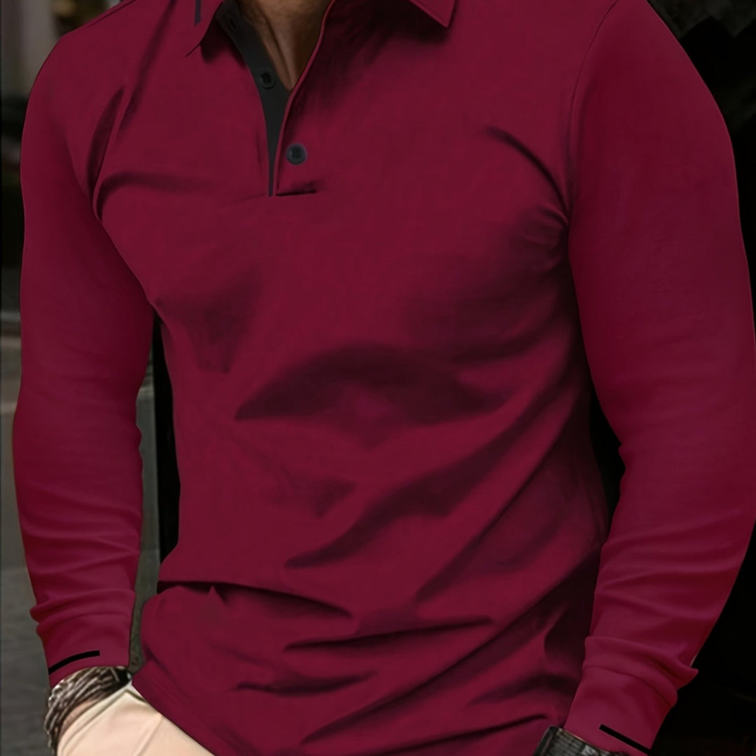 Russell | Refined Long-Sleeve Polo Shirt