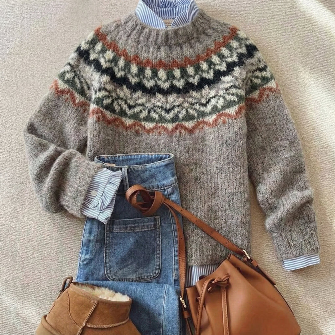 Bryony | Nordic Patterned Sweater