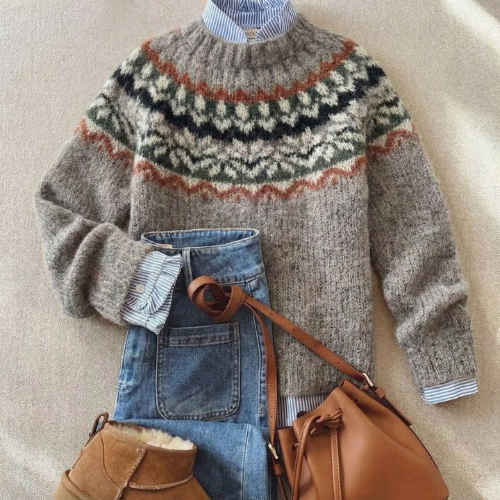 Bryony | Nordic Patterned Sweater