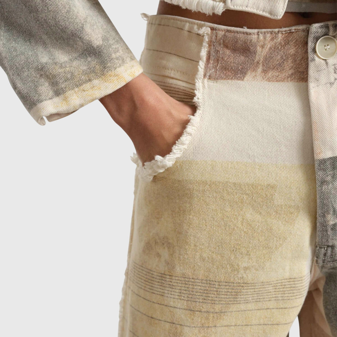 Annabel | Artful Wide-Leg Trousers