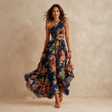 Arabella | One-Shoulder Floral Maxi Dress