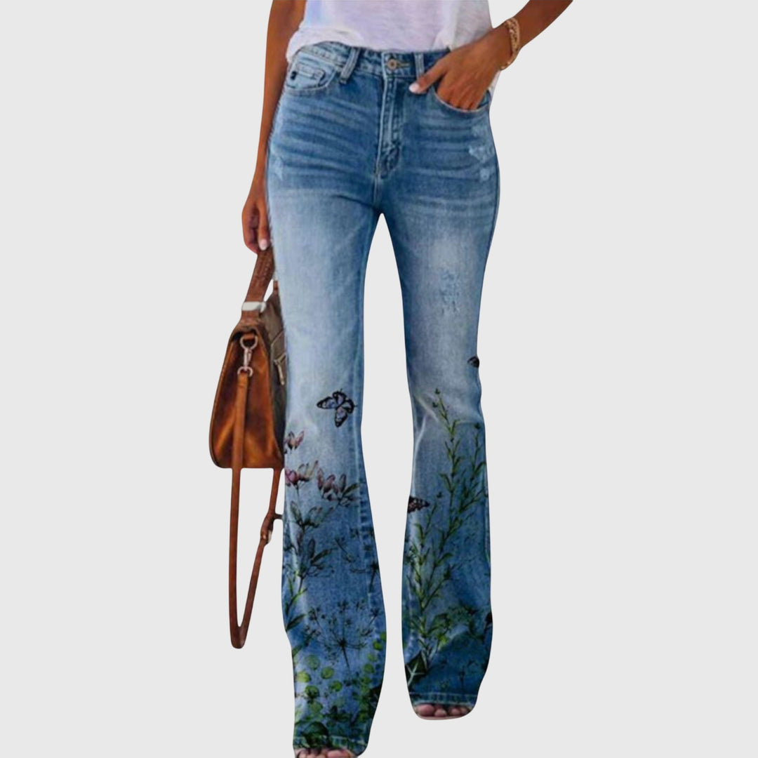 Annalise | Floral Flared Pants