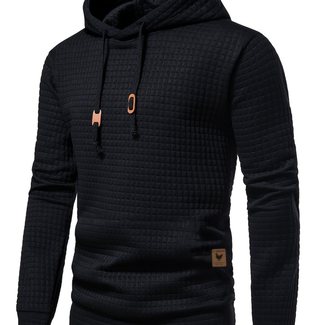 Nolan | Textured Waffle Hoodie