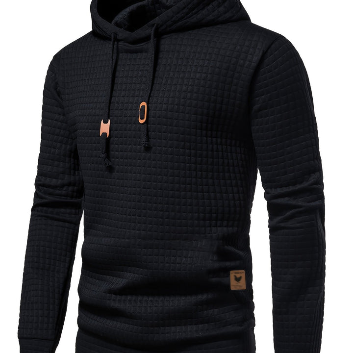 Nolan | Textured Waffle Hoodie