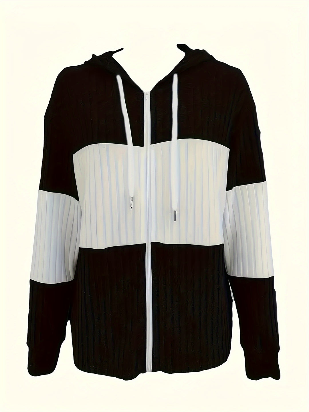 Lydia | Colour Block Hooded Jacket