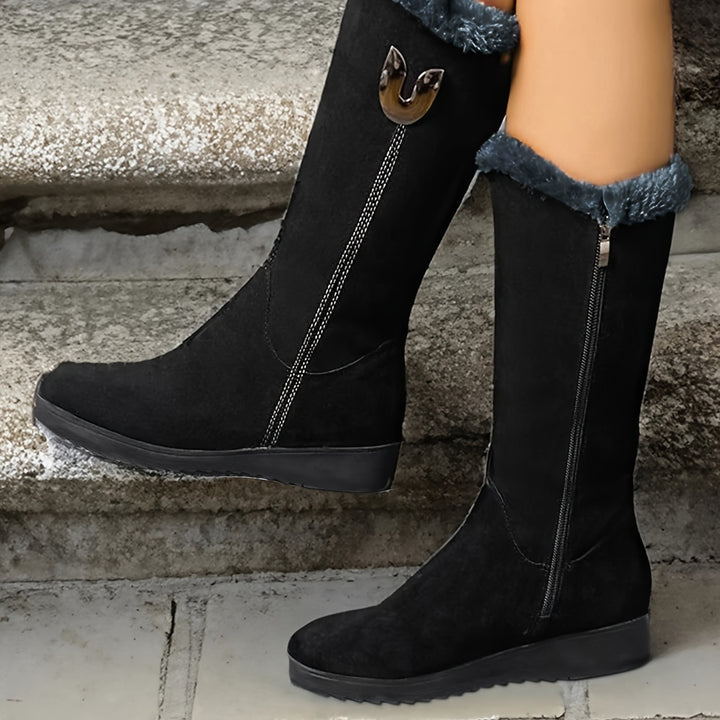 Rosetta | Cosy Fur-Trimmed Winter Boots