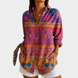 Flora | Bohemian Floral Blouse