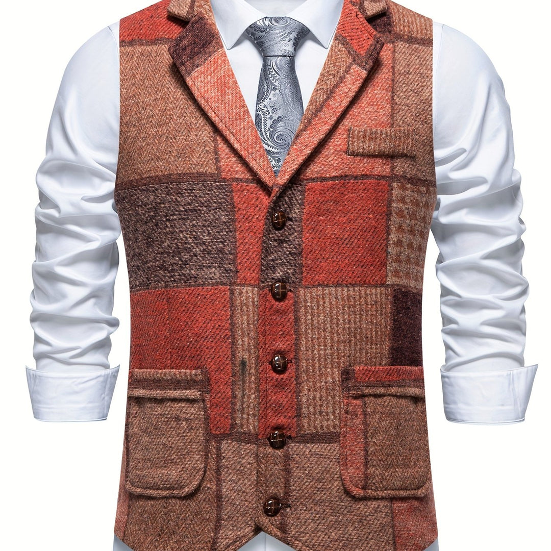 Edmund | Heritage Patchwork Waistcoat