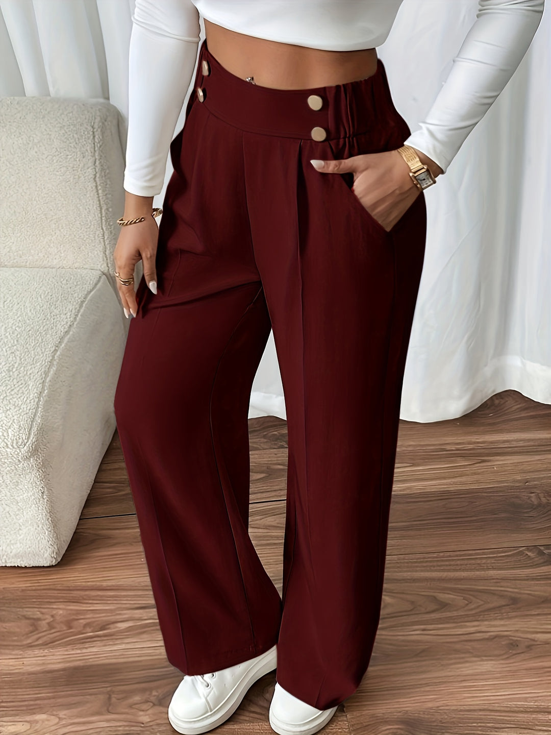 Amelia | Tailored Straight-Leg Trousers