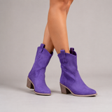 Callista | Western Heeled Ankle Boots