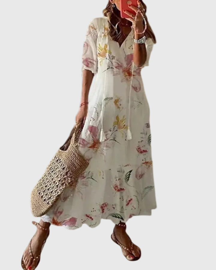 Marisa | Flowing Bohemian Maxi Dress