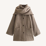 Bridie | Scarf-Collar Wrap Coat