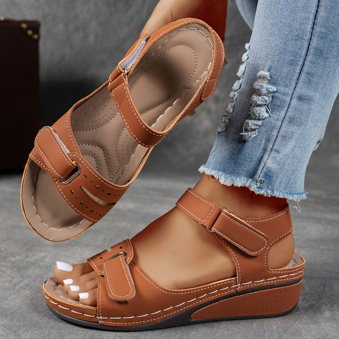 Maisie | Cushioned Wedge Sandals