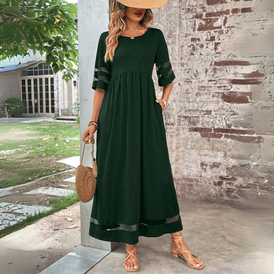 Daphne | Relaxed Panelled Midi Dress