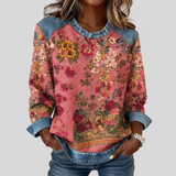 Helene | Blossom Contrast Sweatshirt