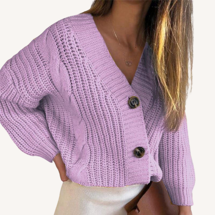 Wynne | Cosy Cable-Knit Cardigan