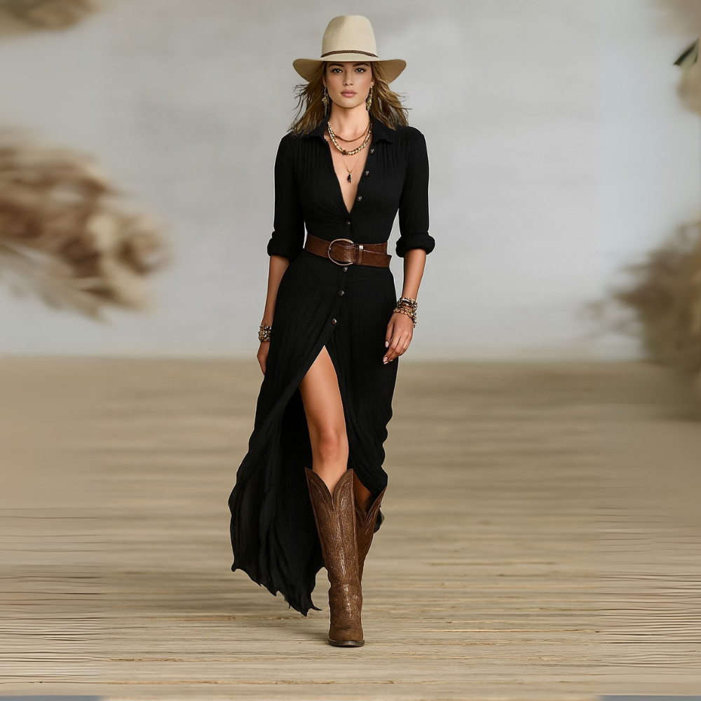 Corinne | Graceful Flowing Maxi Dress