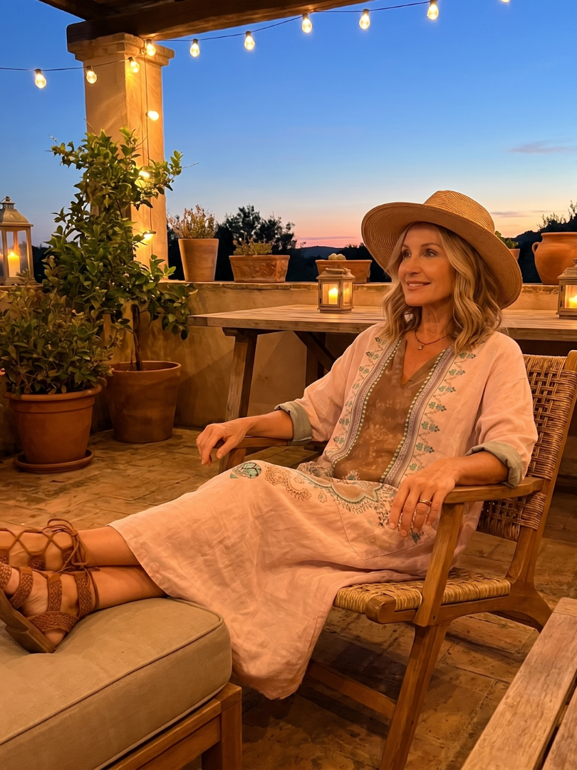 Paloma | Ornate Panel Relaxed Midi Dress