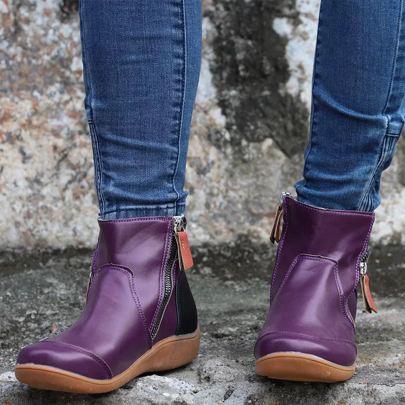 Hattie | Cosy Side-Zip Ankle Boots