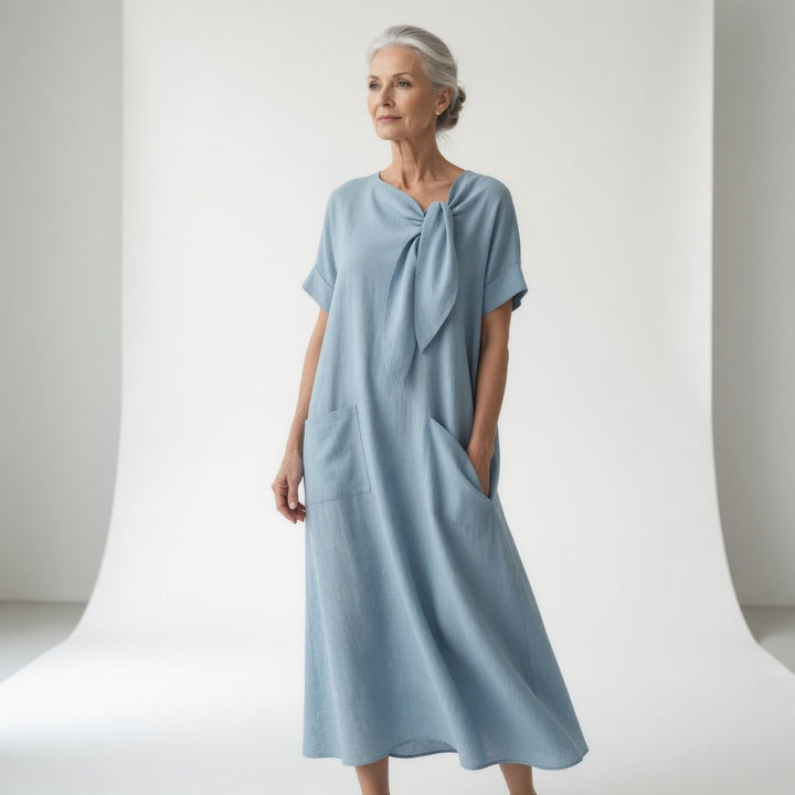 Alice | Relaxed Tie-Neck Summer Dress