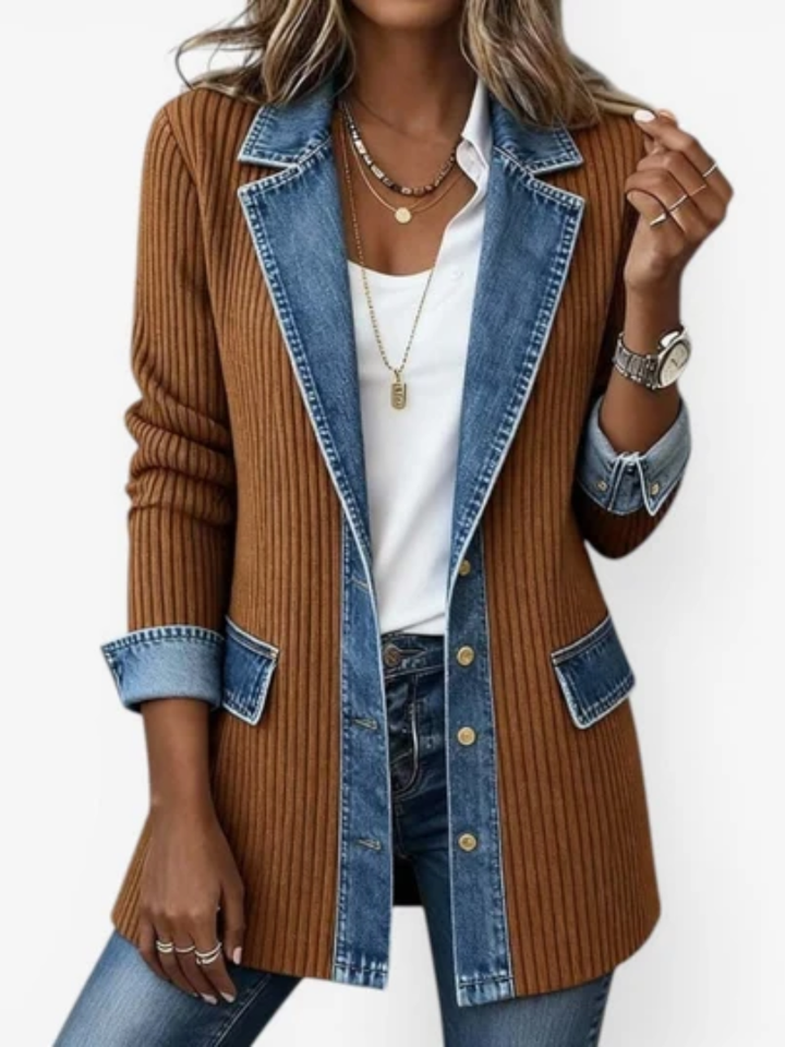 Wendy | Structured Contrast Jacket