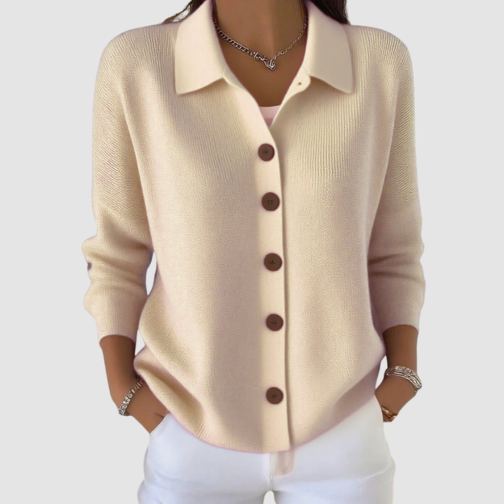 Millie | Button-Up Collared Cardigan