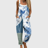Alberta | Hummingbird Print Jumpsuit