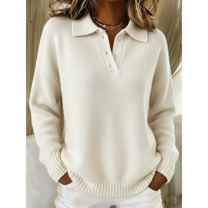 Averil | Relaxed Collared Jumper