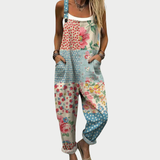 Dilys | Patchwork Floral Jumpsuit