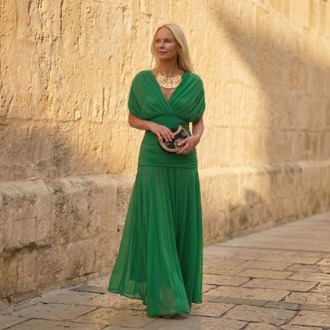 Valentina | Flowing Evening Maxi Dress