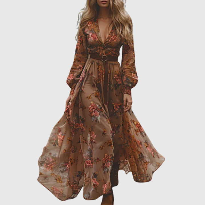 Emilia | Romantic Bohemian Maxi Dress