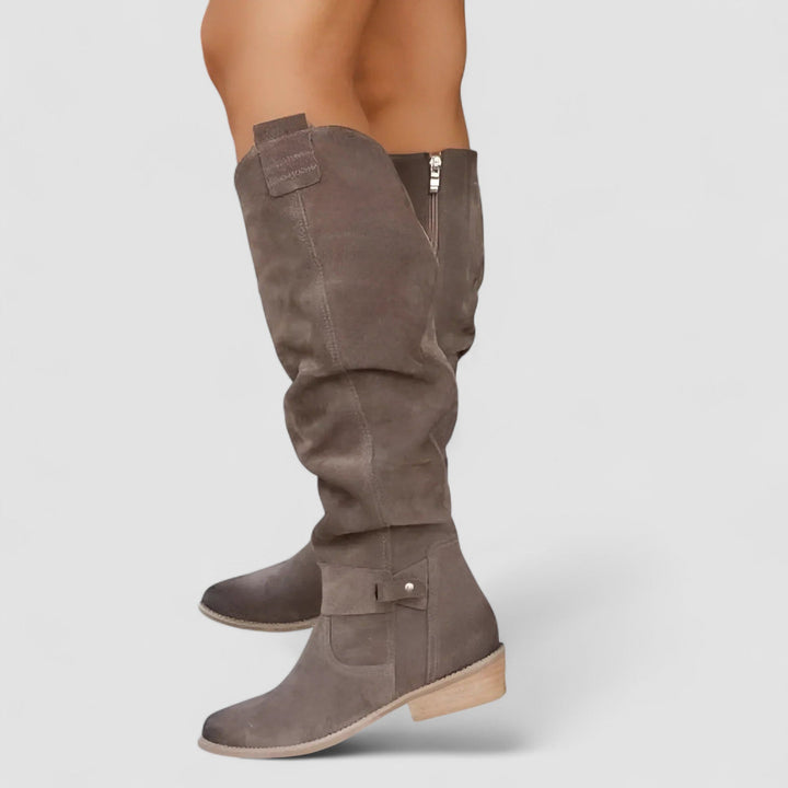 Rosalyn | Slouchy Knee-High Boots