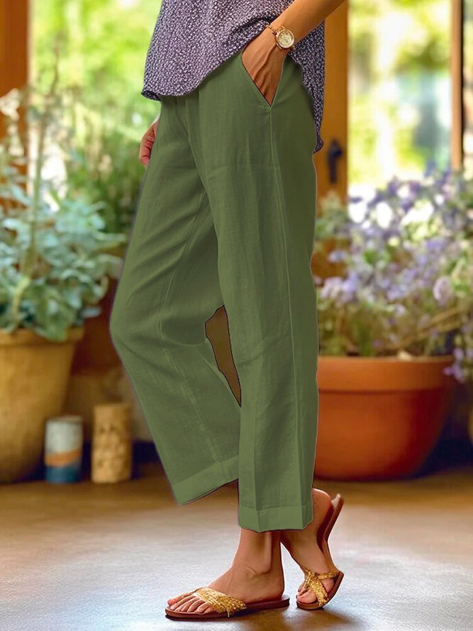 Rosanne | Relaxed Straight-Leg Trousers