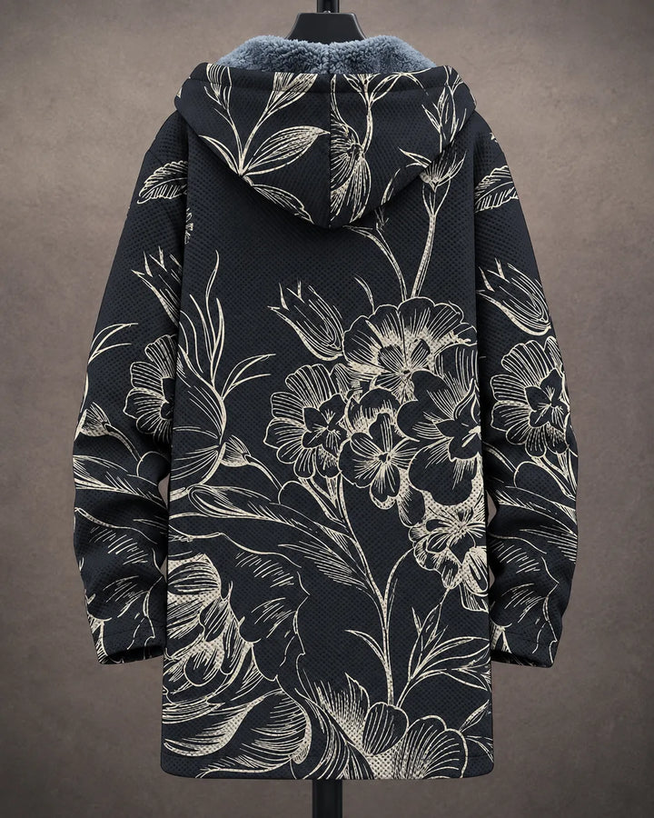 Beckett | Botanical Sketch Hooded Jacket