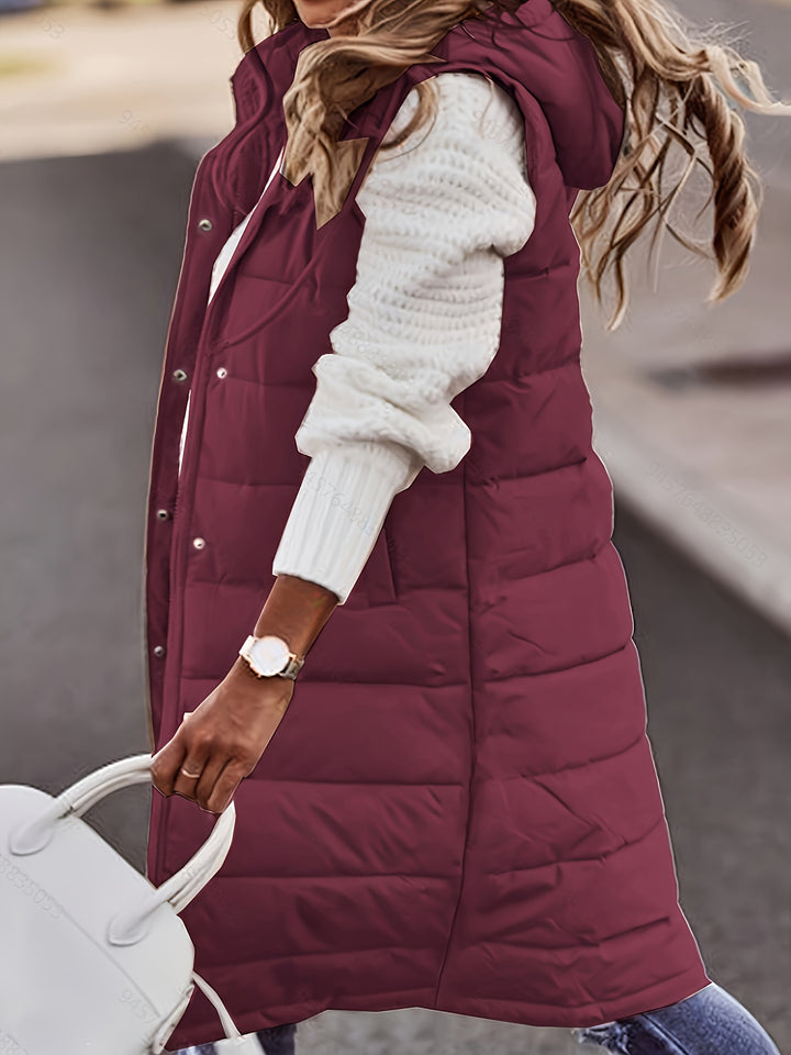 Sabina | Longline Hooded Gilet