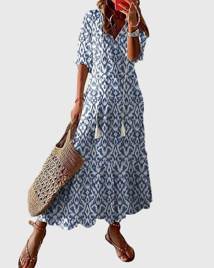 Marisa | Flowing Bohemian Maxi Dress