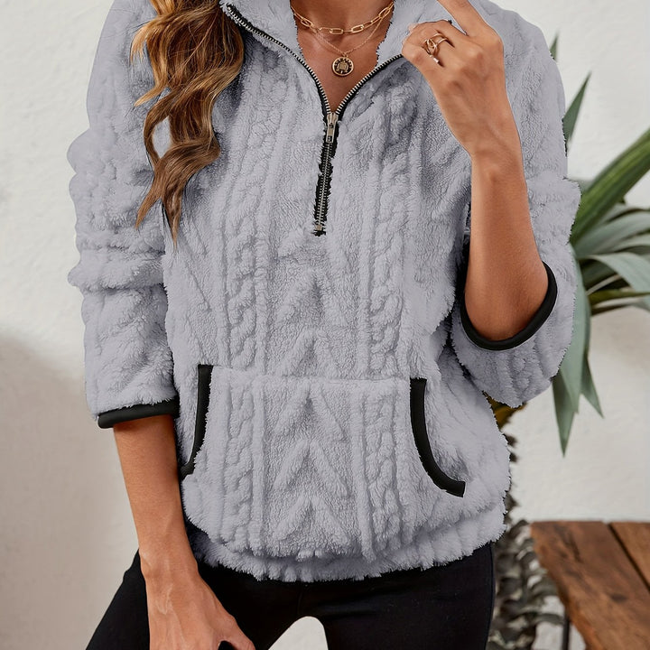 Juniper | Textured Half-Zip Pullover