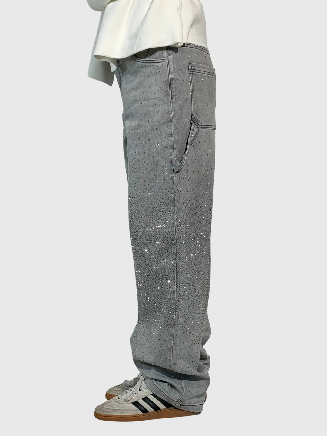 Lorena | Sparkling Wide-Leg Jeans