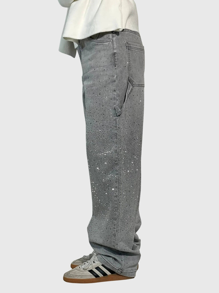 Lorena | Sparkling Wide-Leg Jeans