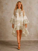 Amara | Ruffle Hem Mini Dress