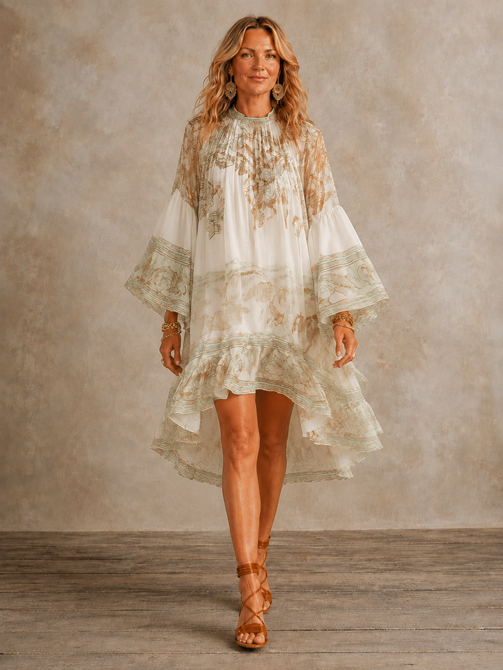 Amara | Ruffle Hem Mini Dress