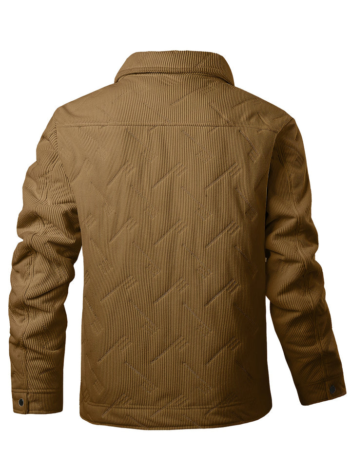 Fletcher | Fleece-Lined Ribbed Jacket