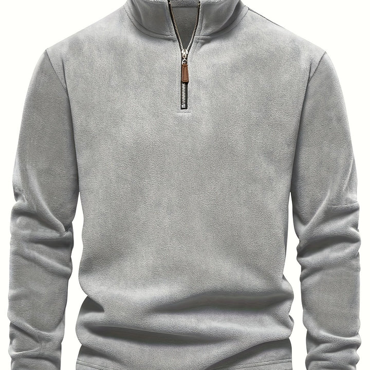 Harvey | Refined Half-Zip Pullover