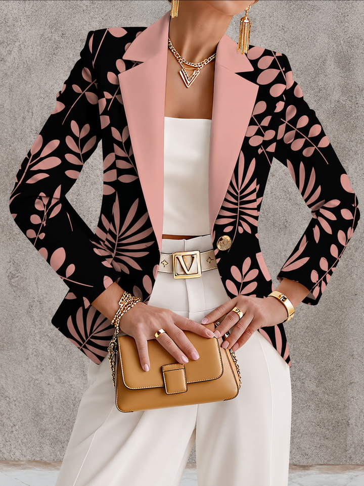 Lorraine | Botanical Print Blazer