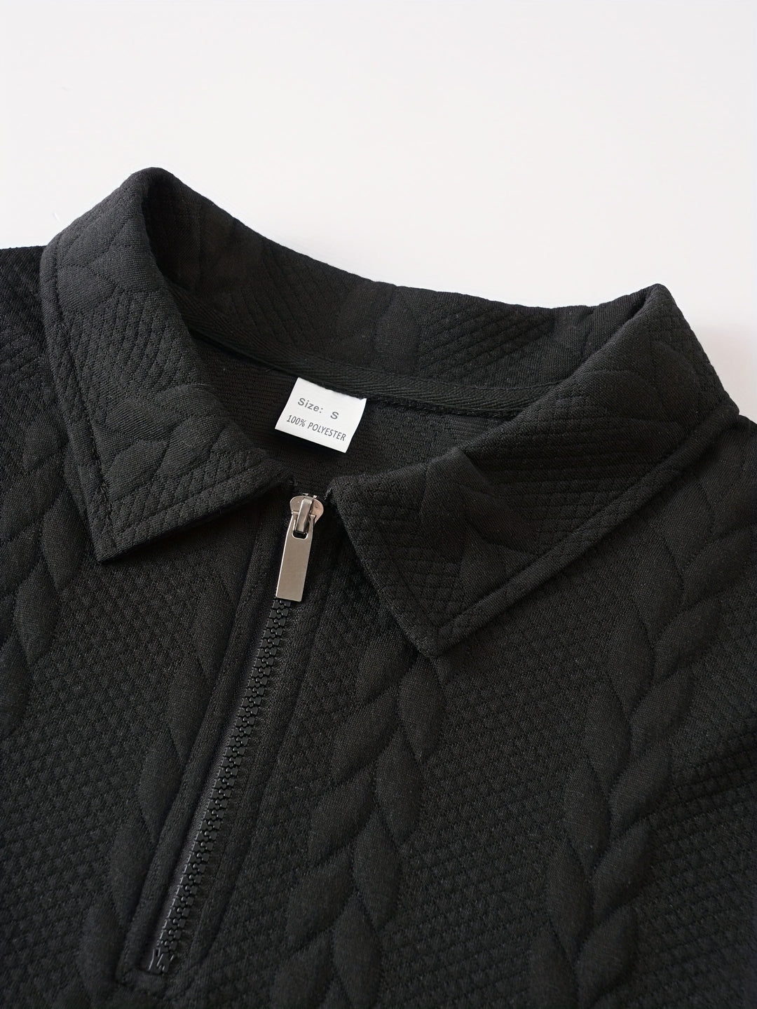 Harvey | Textured Half-Zip Pullover