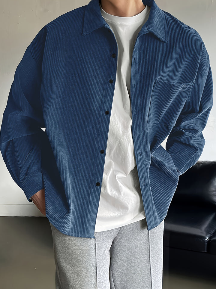 Sheldon | Relaxed Textured Button-Up Shirt