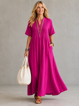 Wren | Pintuck Maxi Dress