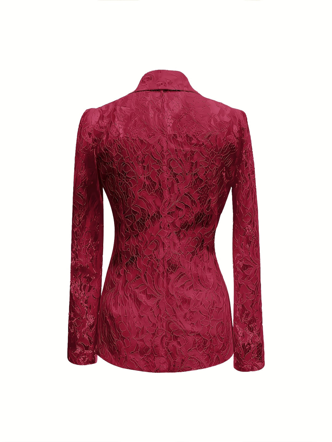 Genevra | Floral Openwork Blazer
