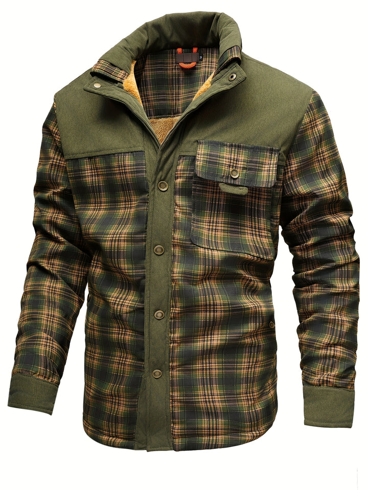 Garrett | Rugged Plaid Overshirt Jacket