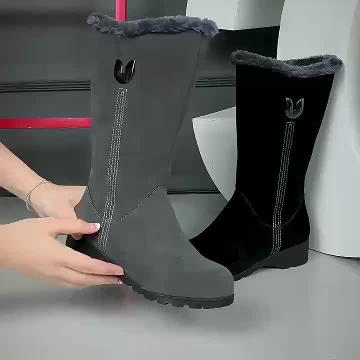 Rosetta | Cosy Fur-Trimmed Winter Boots